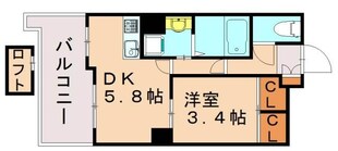 QREST博多東Ⅱの物件間取画像